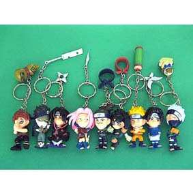 Naruto cj. 9 chaveiros