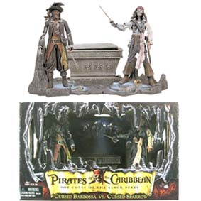 Cursed Barbossa vs. Cursed Jack Sparrow (Johnny Depp)