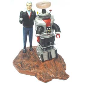 Dr. Smith e robô B-9