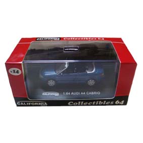 Audi A4 Conversível com caixa de acrílico (escala 1/64)