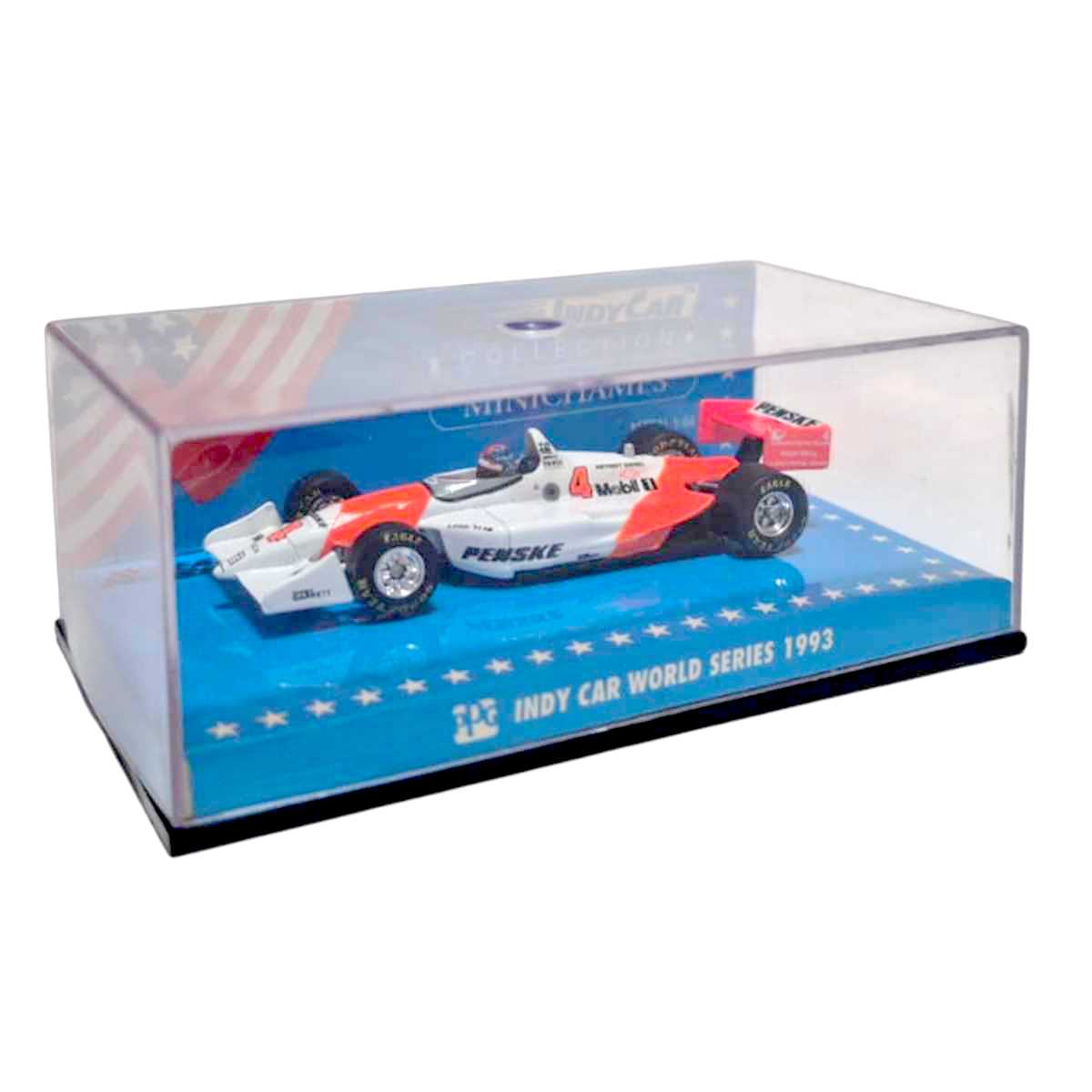 1993 Fórmula Indy Penske Emerson Fittipaldi Minichamps escala 1/64=7cm