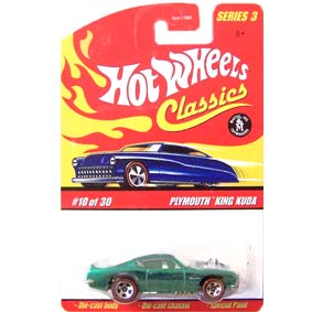 2007 Hot Wheels Classics Plymouth King Kuda L0738 series 3 Spectraflame Green