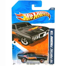 2011 Hot Wheels 69 Pontiac Firebird T/A V5226 series 7/10 157/244
