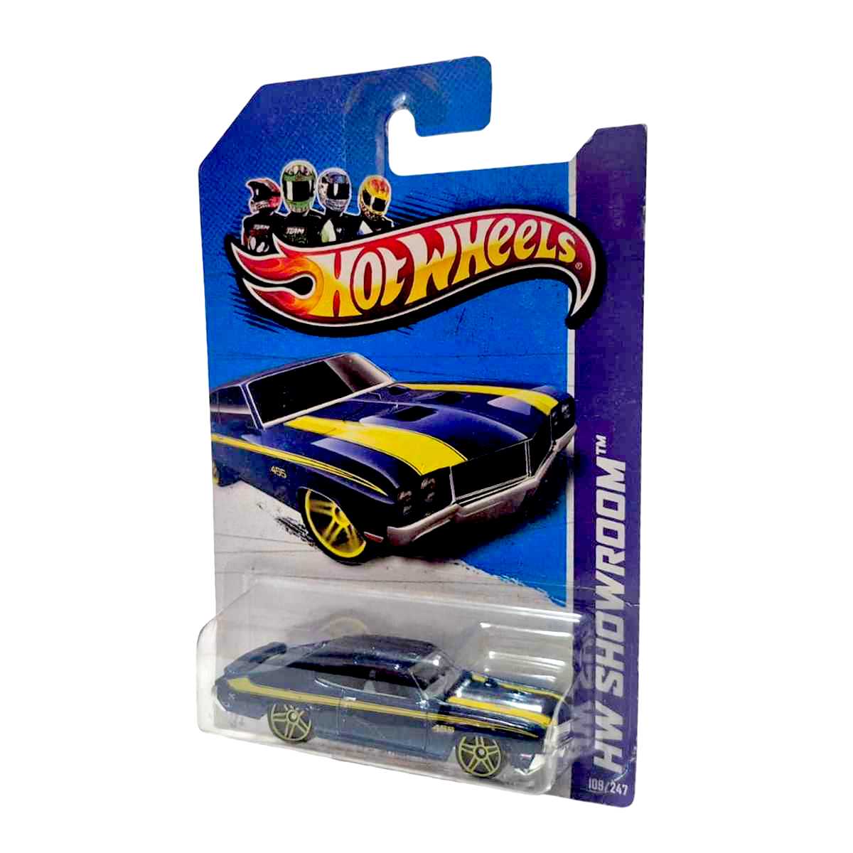 2012 Hot Wheels 70 Buick GSX X2056 azul series 109/247 escala 1/64