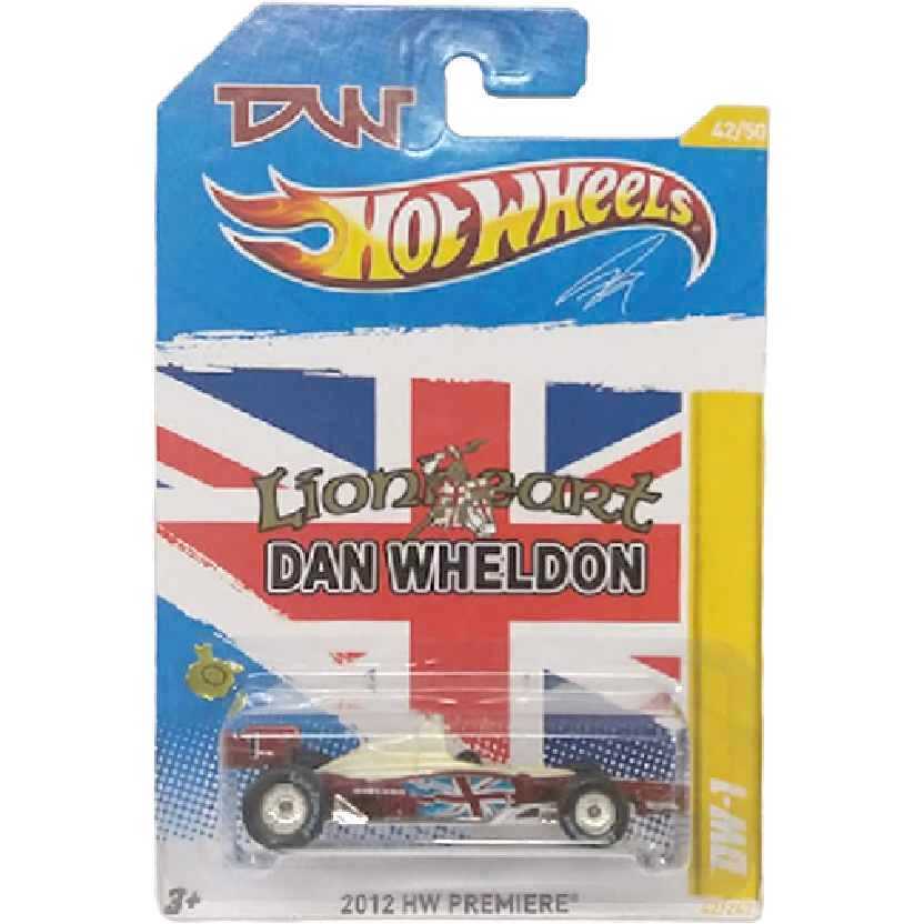 2012 Hot Wheels DW-1 Dan Wheldon Lionheart Superized Super T-hunt Indy V5673
