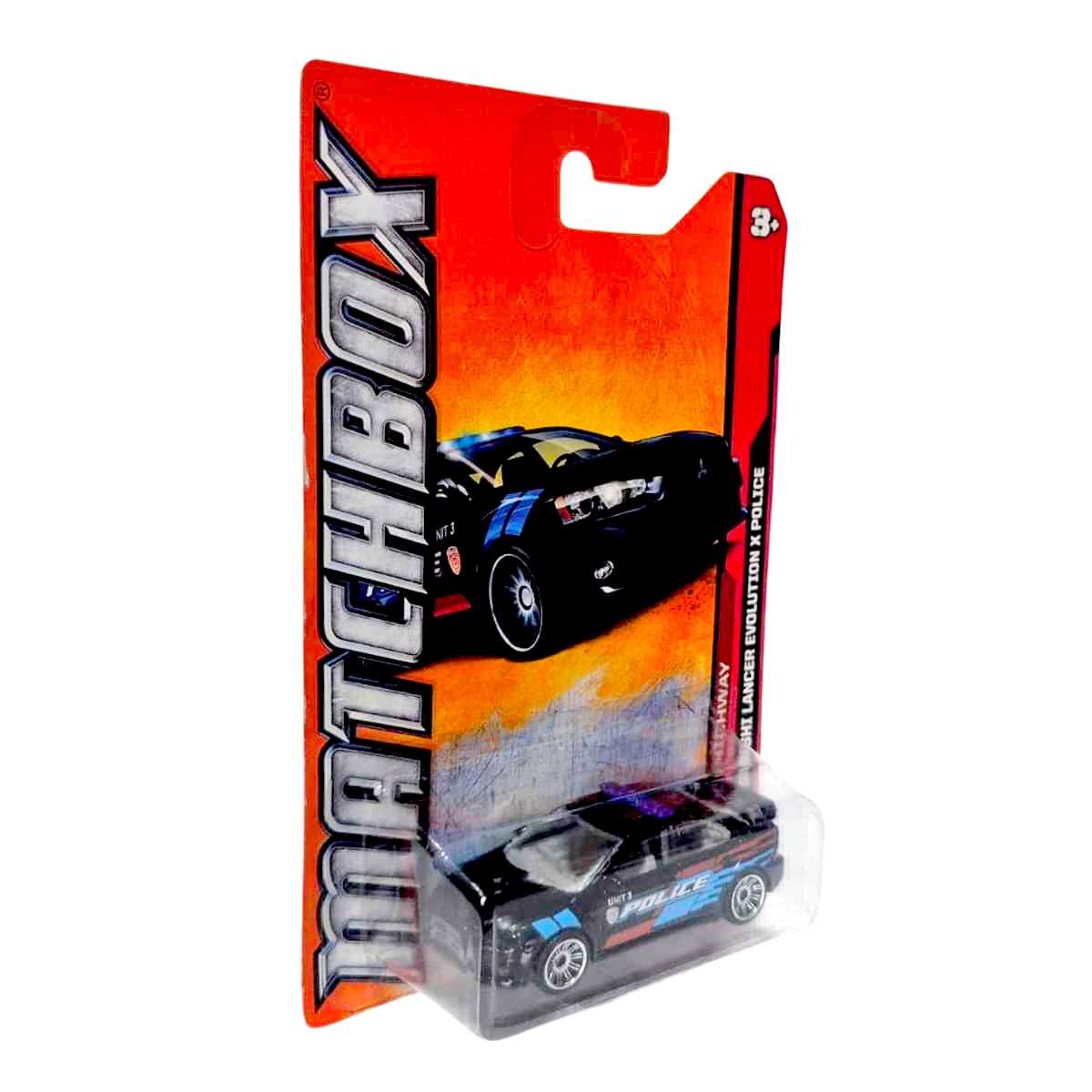 2012 Matchbox Mitsubishi Lancer Evolution X Police #90 OF 120 W4826