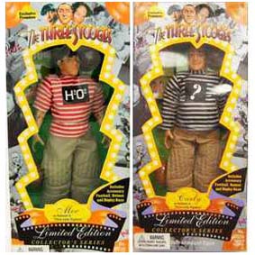 3 Bonecos Articulados Os Tres Patetas ( Three Little Pigskins ) Moe, Larry e Curly