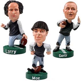3 Bonecos dos 3 Três Patetas :: The Three Stooges Head Knocker Bobble Head