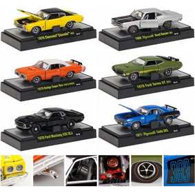 6 Carros Colecionáveis M2 Detroit-Muscle escala 1/64 série 9 R09 31600