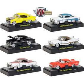 6 Miniaturas M2 Machines Auto-Thentics série 9 R9 31500 escala 1/64