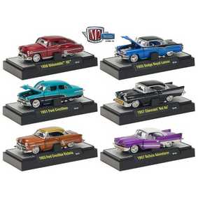6 Miniaturas M2 Machines escala 1/64 Auto-Thentics série 10 R10 31500