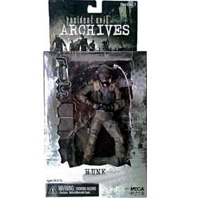 Action Figures Resident Evil Archives série 3 Hunk (Biohazard) Neca Toys
