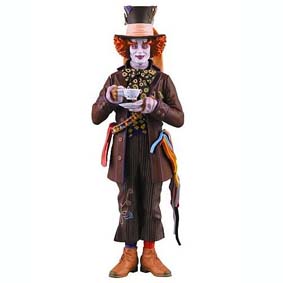 Alice In Wonderland - Johnny Depp (aberto) Chapeleiro Maluco 