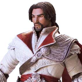 Assassins Creed Brotherhood : Ezio Ivory Unhooded Action Figure