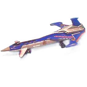 Avião do seriado Capitão Escarlate (Adam) Captain Blues Spectrum Jet Liner