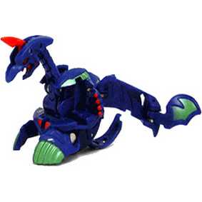 Bakugan B2 New Vestroia Aquos Viper Helios azul (aberto) 