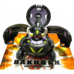 Bakugan B2 New Vestroia Darkon Shadow Vulcan preto (aberto)