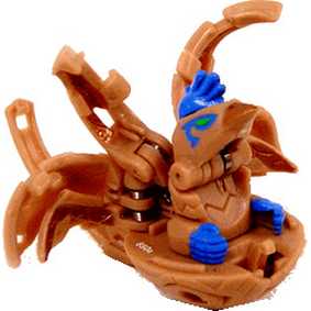 Bakugan B2 New Vestroia Sub Terra Ingram Marrom (aberto)