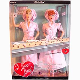 Barbie I Love Lucy e Ethel Job Switching