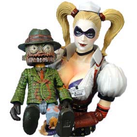 Batman Arkham Asylum Play Arts Kai Square Enix :: Harley Quinn e Scarface