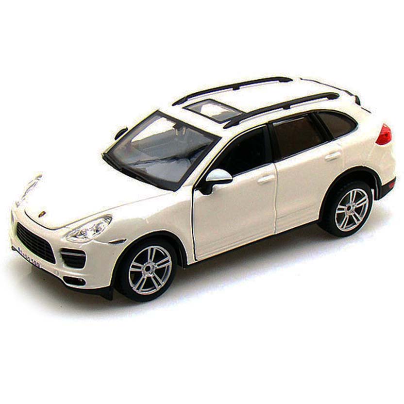 Bburago escala 1/24 Porsche Cayenne Turbo branco (2011)