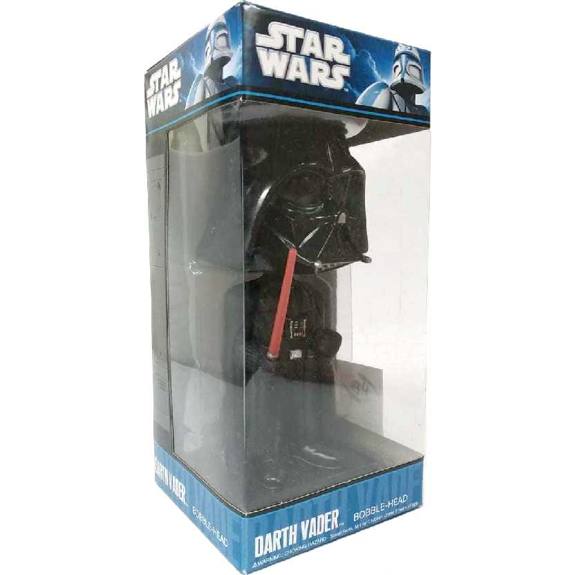 Boneco Darth Vader BobbleHead Wacky Wobbler Funko Star Wars Figure