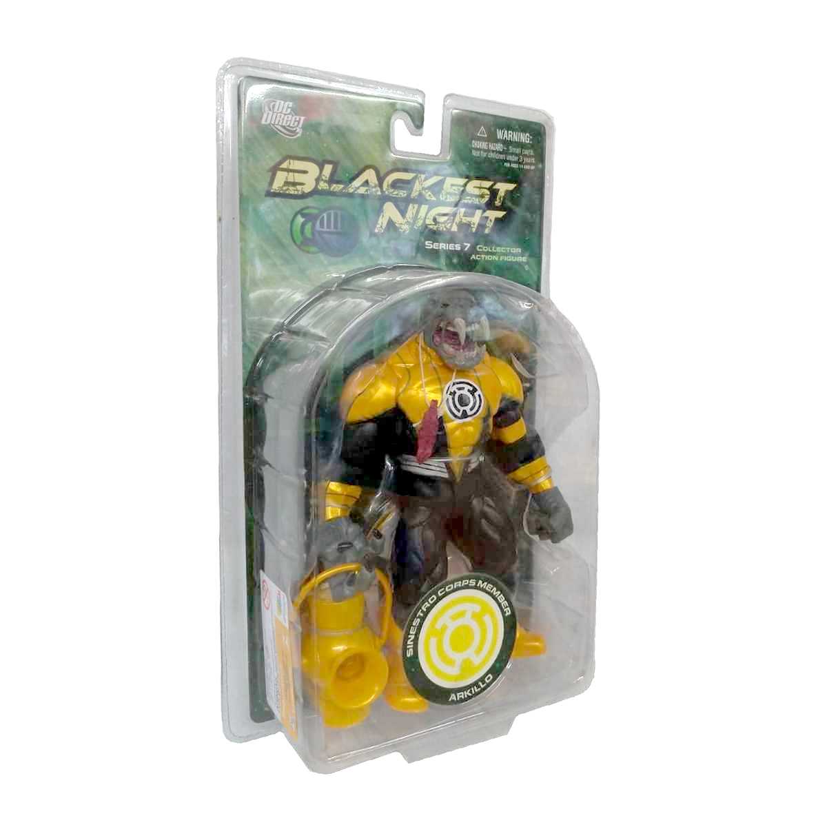 Boneco do Lanterna Verde Green Lantern Blackest Night Arkillo Sinestro Corps series 7