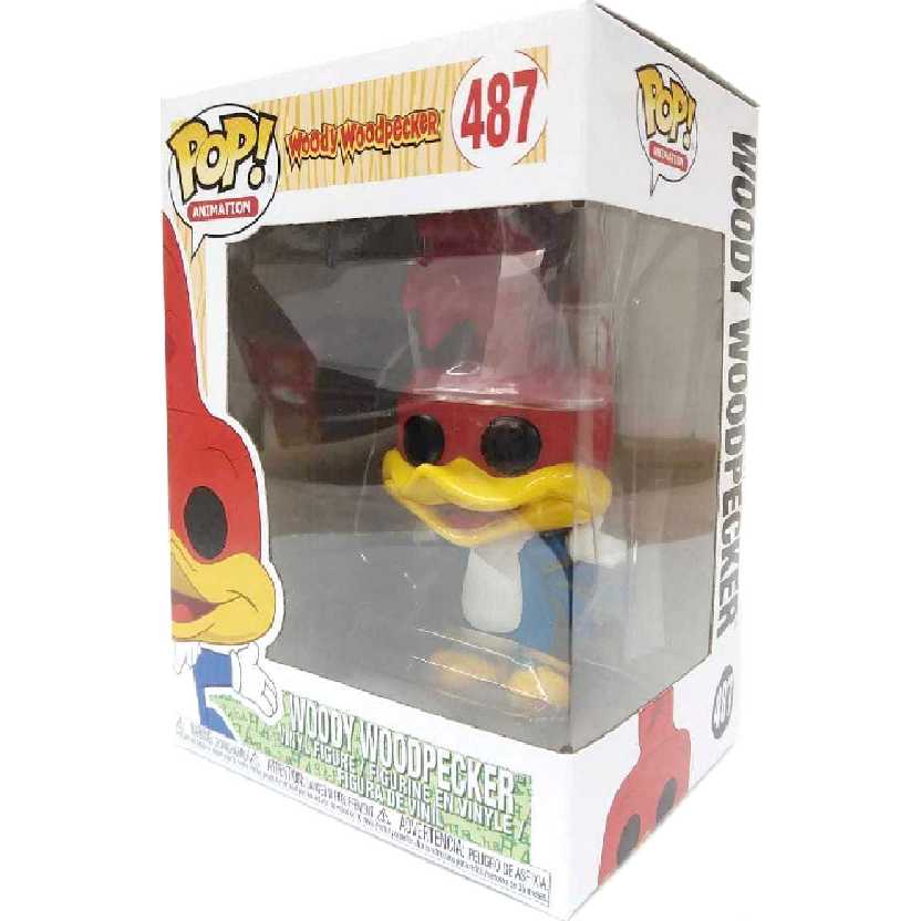 Boneco Funko Pop Animation Woody Woodpecker Pica Pau vinil figure número 487