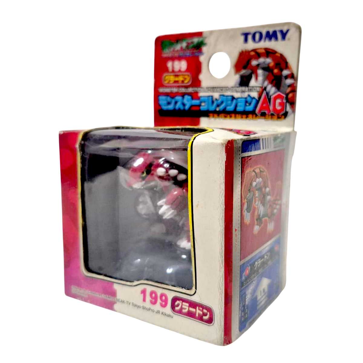 Boneco Pokemon Tomy #199 Groudon ORIGINAL com base