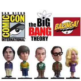 Boneco Sheldon Cooper, Leonard Hofstadter, Penny, Hovard Holowitz e Rajesh Kothrappali