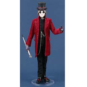 Boneco Tim Burton Willy Wonka (Johnny Depp) Charlie and the Chocolate Factory
