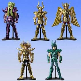 Bonecos Cavaleiros do Zodiaco Bandai Cross Up Part IV 