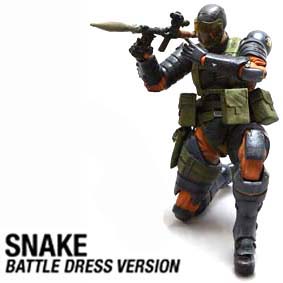 Bonecos Play Arts Kai :: Metal Gear Solid Peace Walker Snake Battle RARO