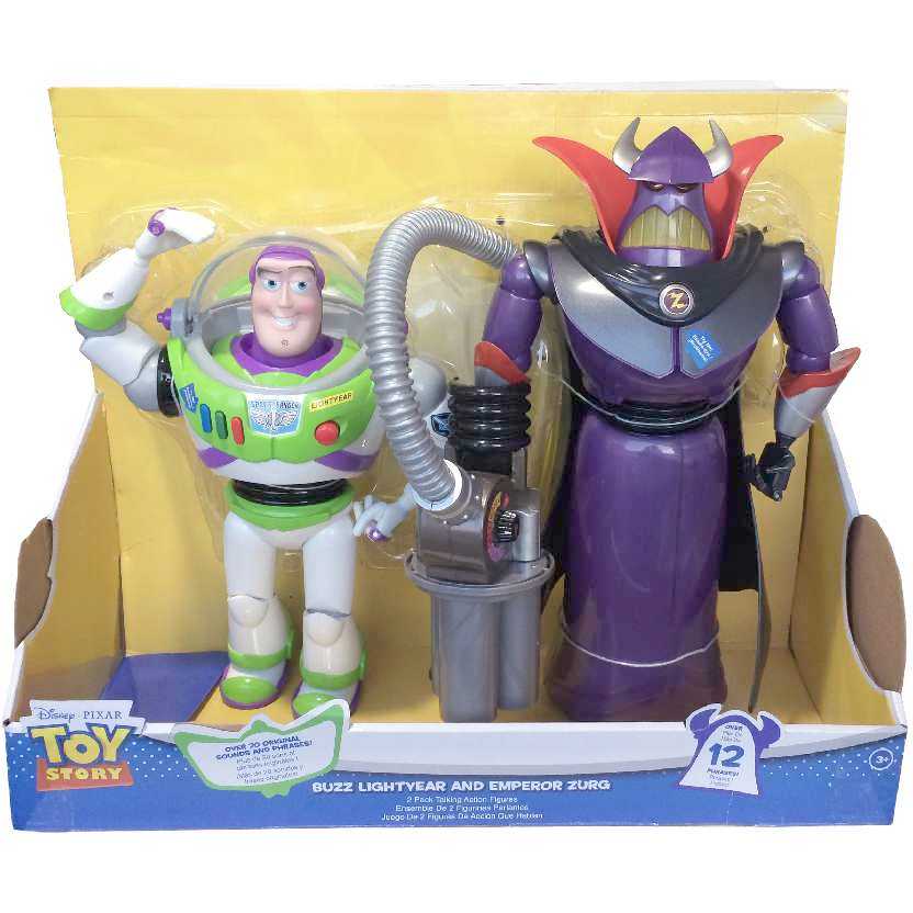 Bonecos Toy Story Imperafor Zurg E Buzz Lightyear Com Som