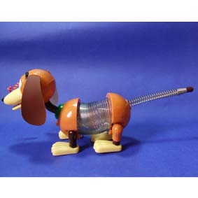 cachorro do woody slinky toy story aberto arte em miniaturas