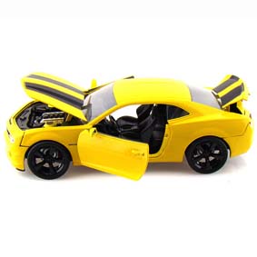 Camaro Miniatura 2010 amarelo Jada Toys Brasil (similar Bumblebee) escala 1/24