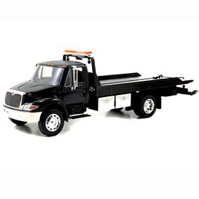 Caminhão Guincho International Durastar 4400 Flatbed Tow Truck escala 1/24