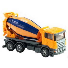 Caminhão Scania Betoneira Miniatura escala 1/87 Siku 1896 