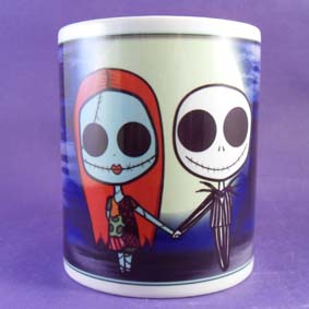 Caneca Jack Skellington e Sally - O Estranho Mundo de Jack