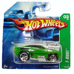 Carrinho Hot Wheels 2007 T-Hunt: #03 69 Camaro Z28 series 123 K7614