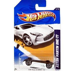 Catálogo Hot Wheels 2012 Aston Martin one-77 V5426 / cartela com erro RARIDADE 