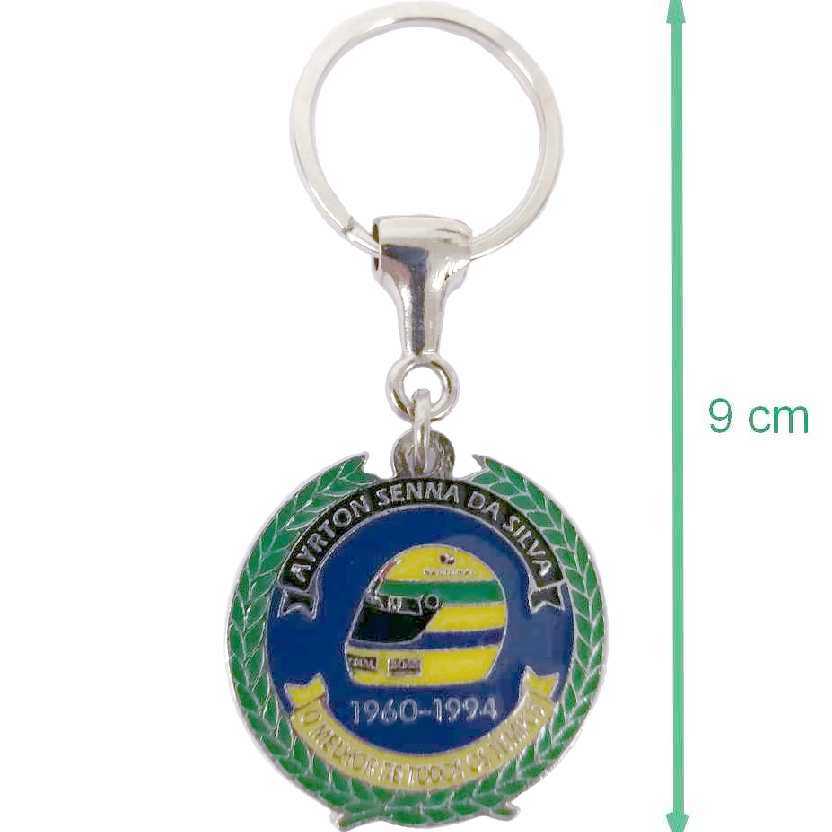 Chaveiro circular oficial Ayrton Senna da Silva (1960-1994)