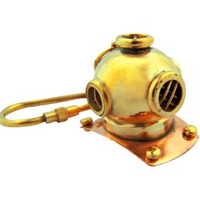 Chaveiro de Escafandro (Mergulho) Helmet Russian Deep Sea Diver Navy Diving SCUBA