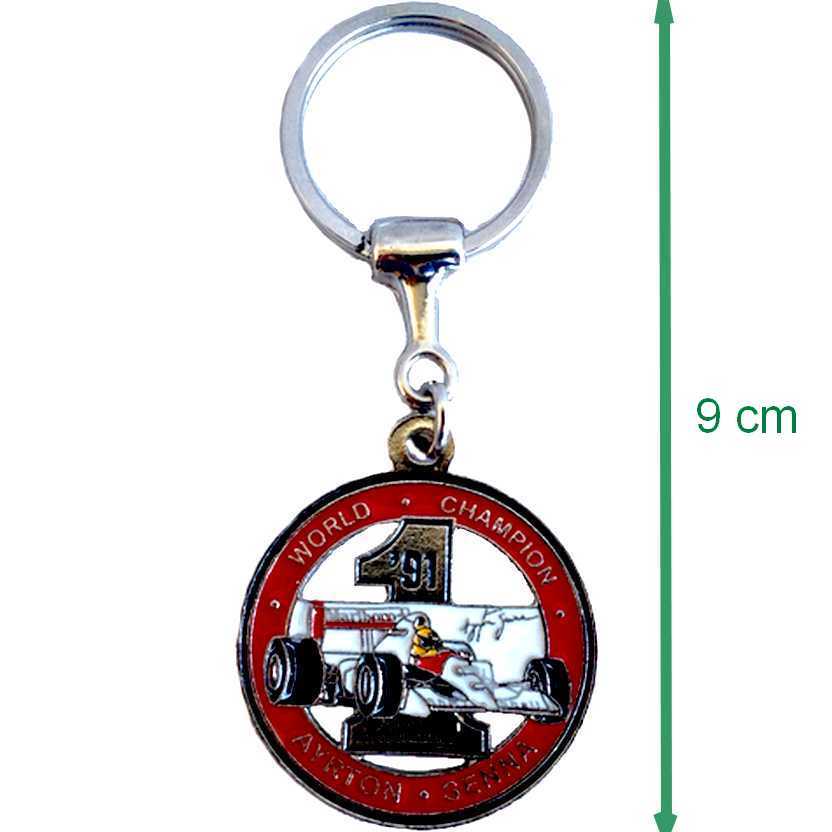 Chaveiro oficial Ayrton Senna Tricampeão (1991) Ayrton Senna McLaren Honda
