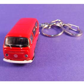 Chaveiro VW Volkswagen Kombi (1972) marca Welly Chaveiros escala 1/87 HO