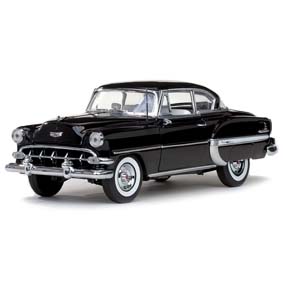 Chevrolet Bel Air cor preta (1954) Miniatura Sunstar escala 1/18