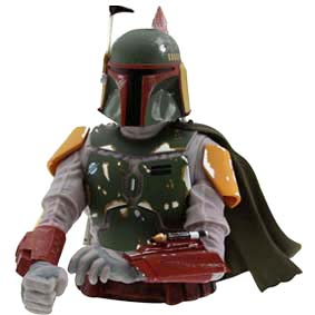 Cofre Star Wars - Boba Fett Bust Bank Diamond Select Toys