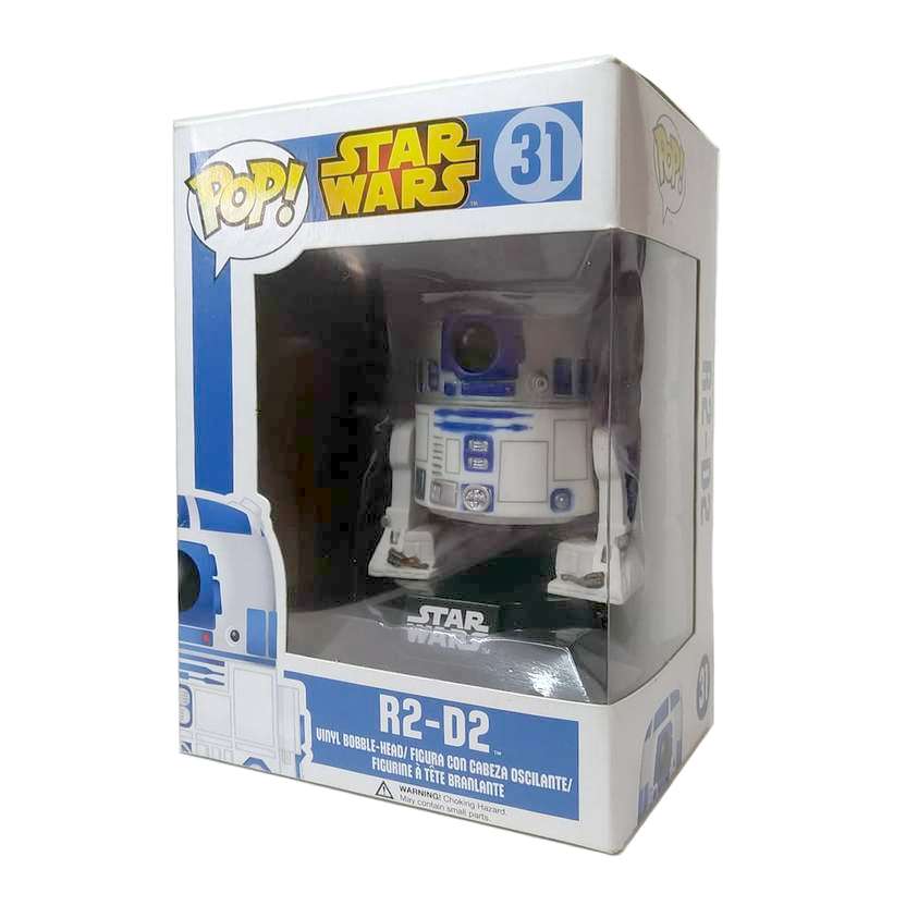 Coleção Funko Pop! Star Wars robô R2-D2 figure número 31 Guerra nas Estrelas