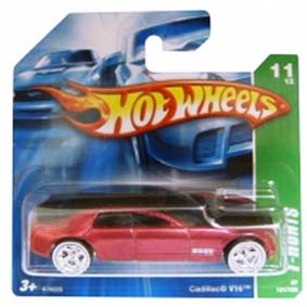 Coleção Hot Wheels 2007 Cadillac V16 SUPER T Hunt$ Series 131 (raridades) K7622S