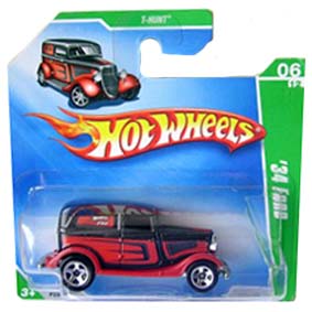 Coleção Hot Wheels linha 2009 34 Ford t hunt series 048 raridades hw p2356